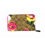 SMALL WALLET KHAKI FLOWER