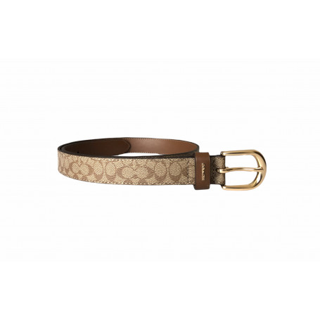 SIGANTURE BELT KHAKI - COACH