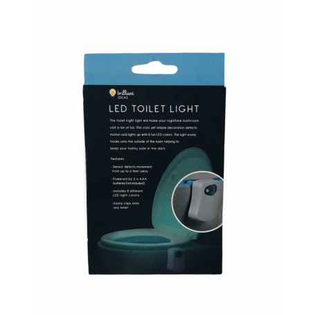 LED TOILET LIGHT BRILLIANT IDEA