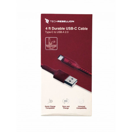 DURABLE USB-C CABLE - TECH REBELLION