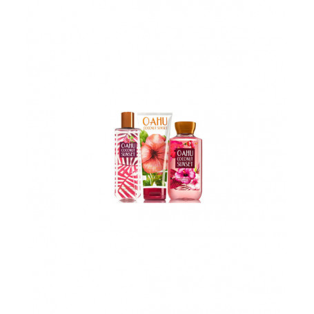 BATH & BODY WORK SET OAHU COCONUT SUNSET